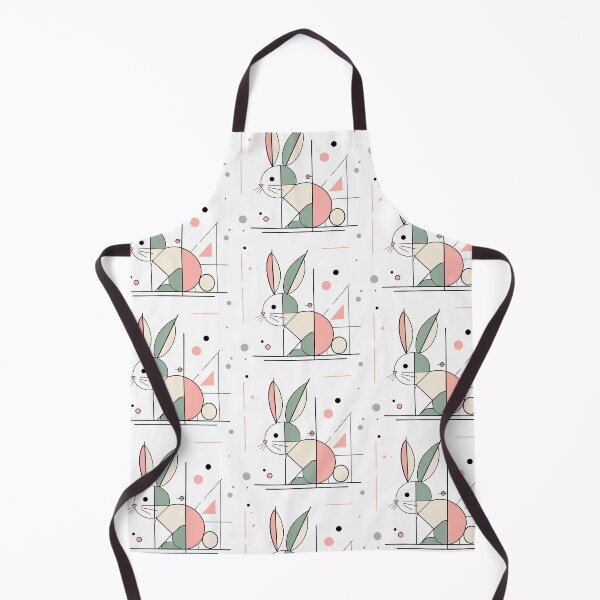 Item preview, Cute Bunny | Geometric Abstract Art designed and sold by FarieArt.