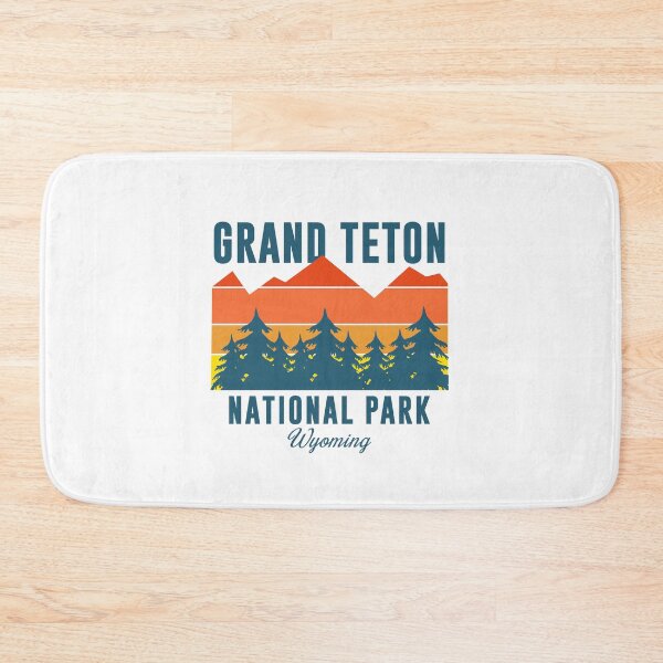 Item preview, Grand Teton National Park Wyoming Vintage Mountain Adventure Design designed and sold by ronakris009.