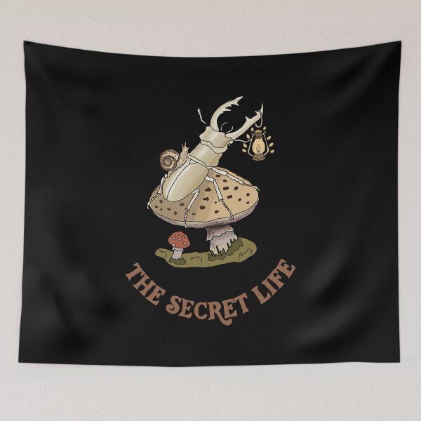 Item preview, Stag Beetle Whimsical Folk Art  designed and sold by LeshanArt.