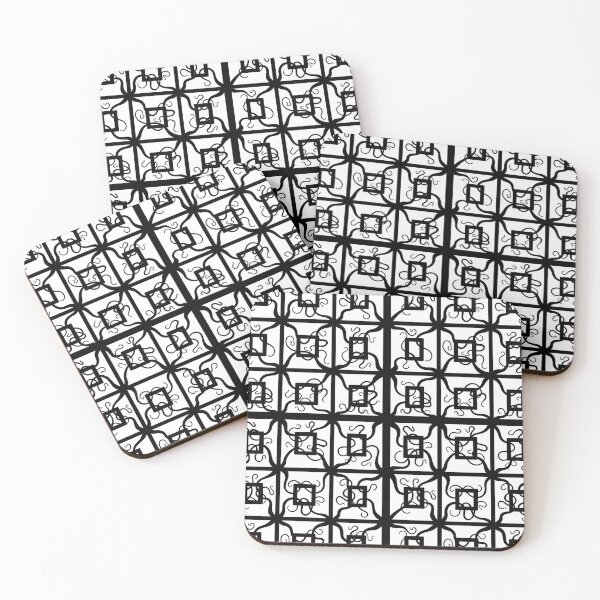 Item preview, Black and White Geometric Line Art designed and sold by GTeoArt.