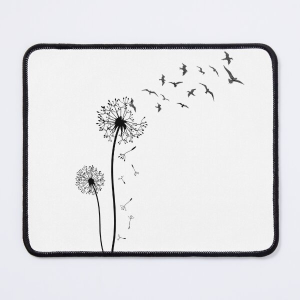 Item preview, Dandelion Birds Watercolor Nature Freedom Botanical Aesthetic Design designed and sold by ronakris009.