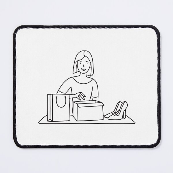 Item preview, Woman Unpacking High Heels designed and sold by rasagamastore.