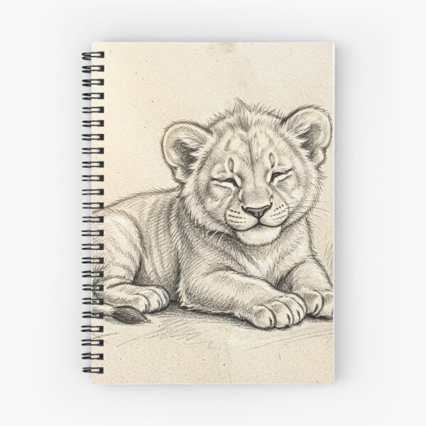 Item preview, Adorable Lion Cub Sketch designed and sold by LCPcreations.