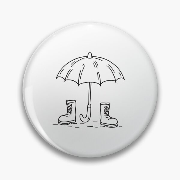 Item preview, Umbrella Drying Beside Muddy Shoes designed and sold by rasagamastore.