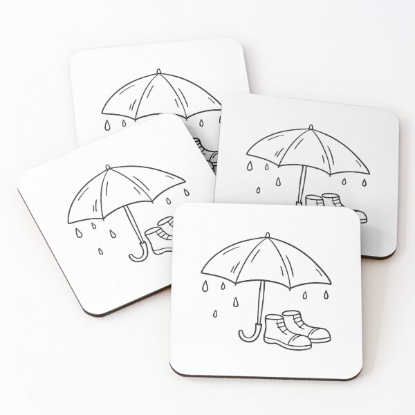 Item preview, Damp Umbrella Near Dirty Shoes designed and sold by rasagamastore.