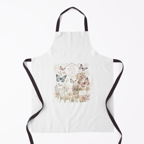 Item preview, Vintage Garden Party – Elegant Tea Time with Butterflies & Blooming Roses designed and sold by Artisan Finds Online.