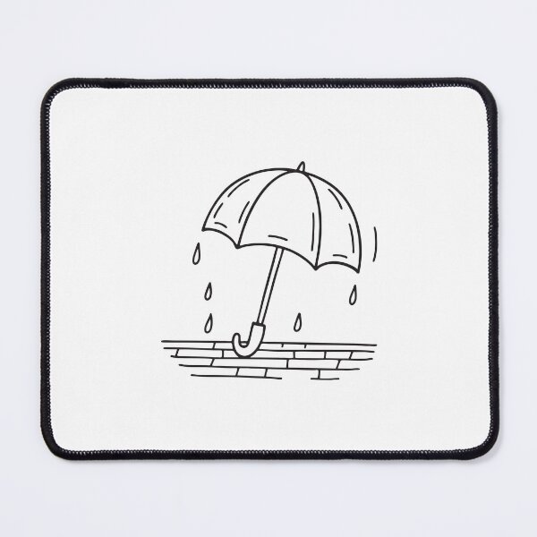 Item preview, A rain soaked umbrella left open on the balcony floor designed and sold by rasagamastore.