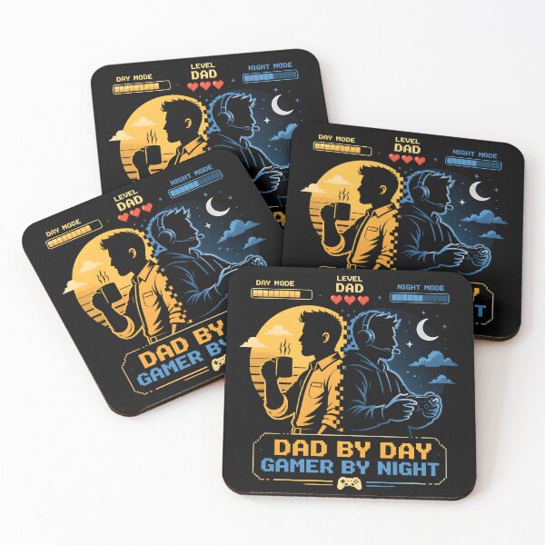Item preview, Dad By Day Gamer By Night – Level Dad Video Game Design designed and sold by BadhbhLoot.