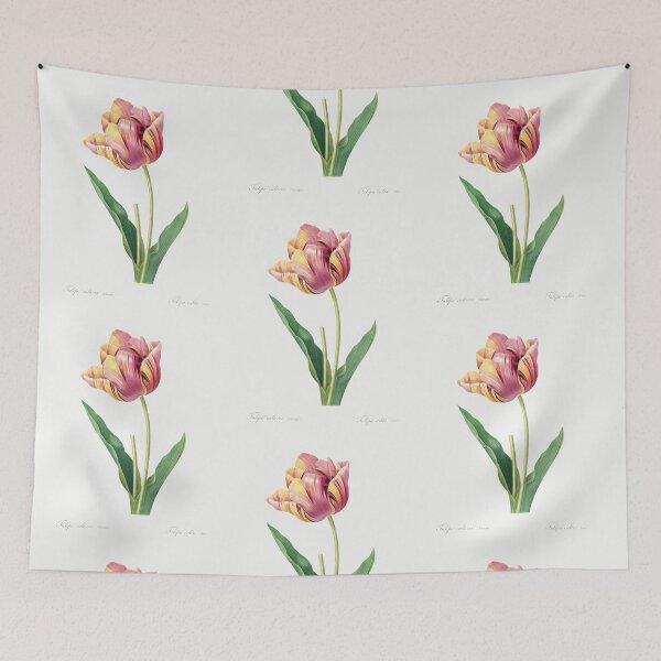 Item preview, Tulip Flowers Vintage Botanical Illustration designed and sold by TheRetroArtRoom.
