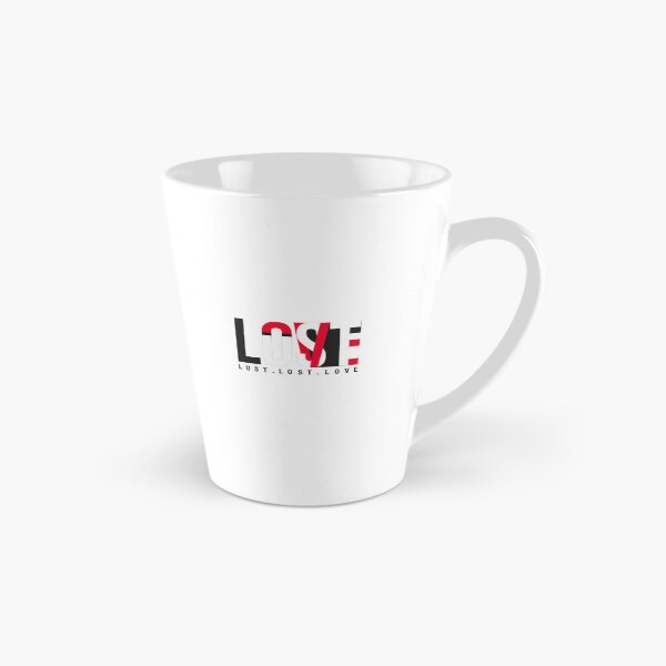 Item preview, Lost Typography Minimalist Red & White Graphic Design Sticker designed and sold by Maanvir.