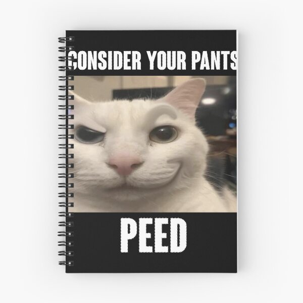 Item preview, Consider Your Pants Peed Cat designed and sold by NgocLanDesign.