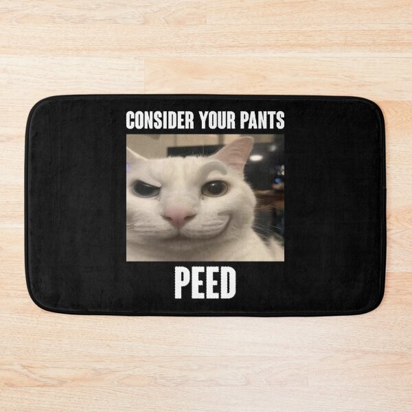 Item preview, Consider Your Pants Peed Cat designed and sold by NgocLanDesign.