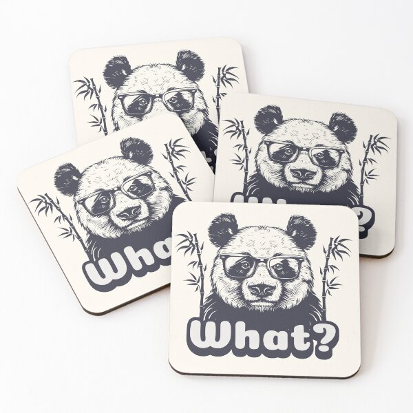Item preview, Panda with Glasses and Bamboo designed and sold by Twosided.