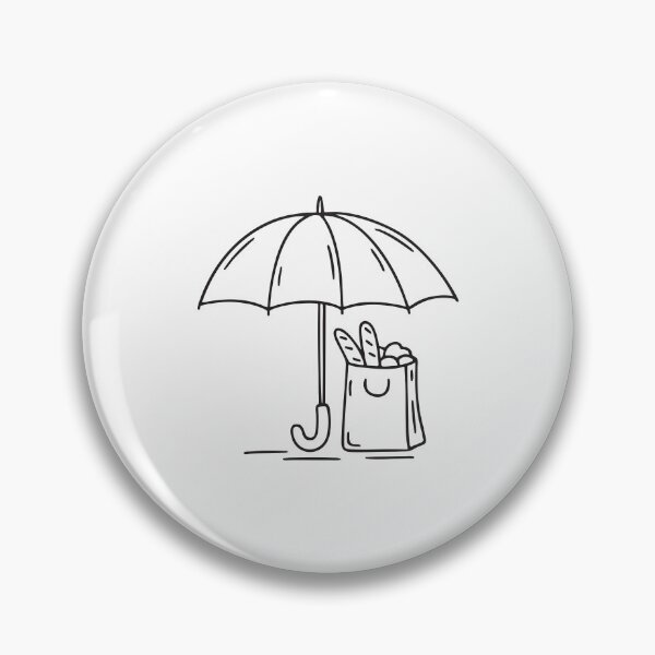 Item preview, Umbrella Beside Grocery Bag designed and sold by rasagamastore.