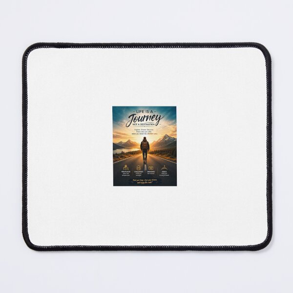 Item preview, Life Is a Journey Not a Destination | Inspirational Travel Quote | Adventure Motivation T-Shirt Design designed and sold by PrintableArt123.