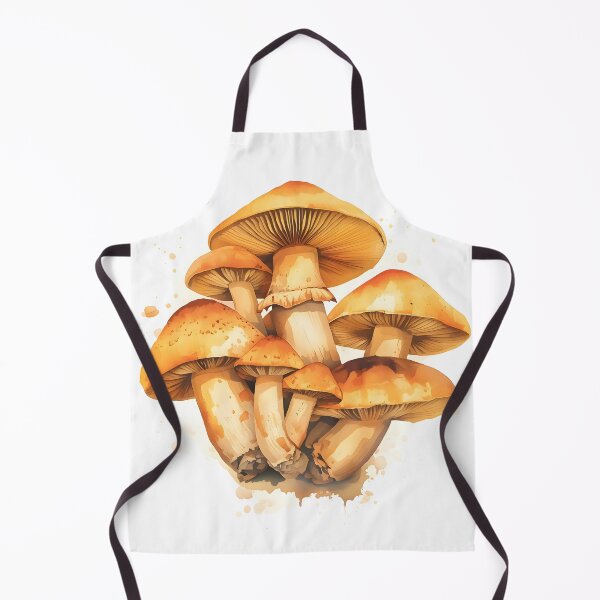 Item preview, Golden Chanterelle Mushrooms Watercolor Painting designed and sold by RawNaturePrints.