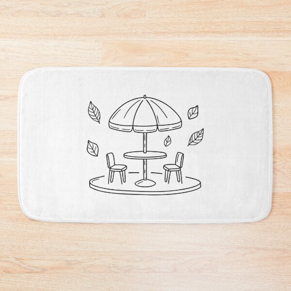 Item preview, Umbrella Table with Autumn Leaves designed and sold by rasagamastore.