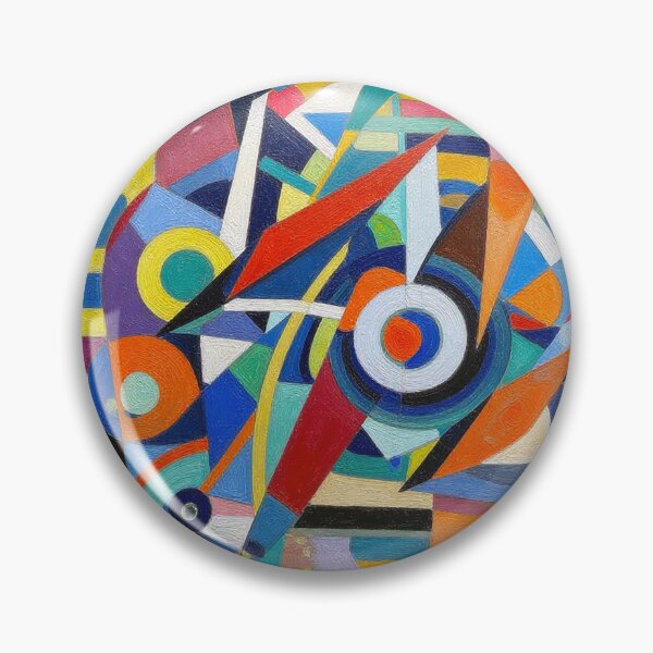 Item preview, Chromatic Cubist Symphony – Modern Geometric Abstract Design designed and sold by Habatour Creations Exclusive Digital Art Products.