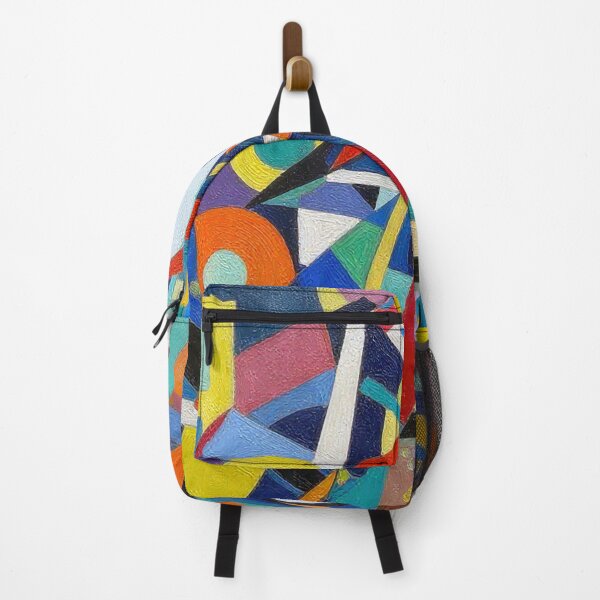 Item preview, Chromatic Cubist Symphony – Modern Geometric Abstract Design designed and sold by Habatour Creations Exclusive Digital Art Products.