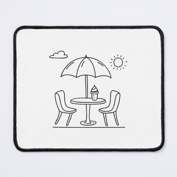 Item preview, Umbrella Table with Ice Cream Cup designed and sold by rasagamastore.