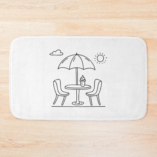 Item preview, Umbrella Table with Ice Cream Cup designed and sold by rasagamastore.