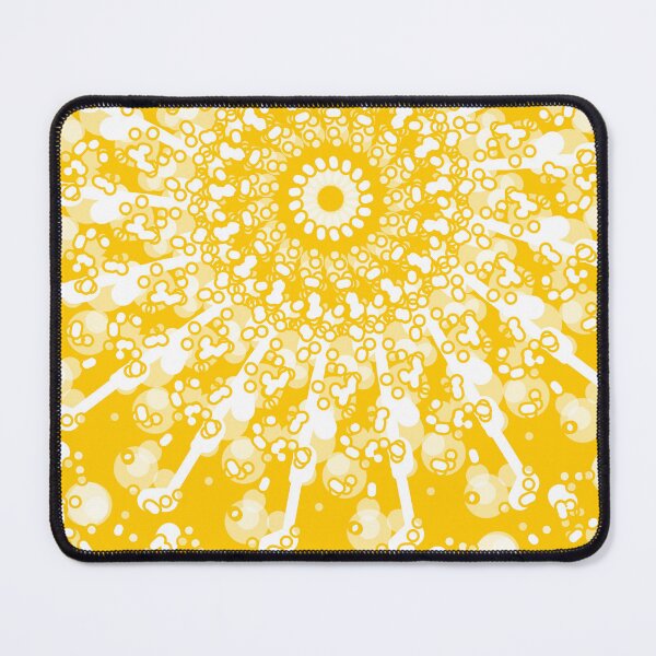 Item preview, White Bubble Sunburst Minimalist Yellow. designed and sold by Yenday.
