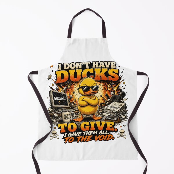 Item preview, I Don't Have Ducks to Give – Funny Duck Dark Humor Vintage Graphic T-Shirt designed and sold by Cavalier-org.