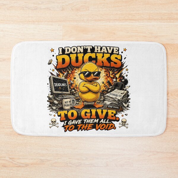 Item preview, I Don't Have Ducks to Give – Funny Duck Dark Humor Vintage Graphic T-Shirt designed and sold by Cavalier-org.