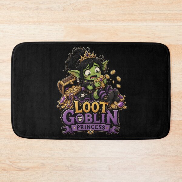 Item preview, Clumsy Loot Goblin Princess Chibi RPG Gamer designed and sold by BadhbhArt.