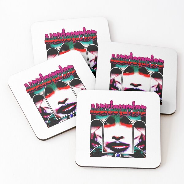 Item preview, Retro Style Crack Face Post Music  designed and sold by AltAesthetic.