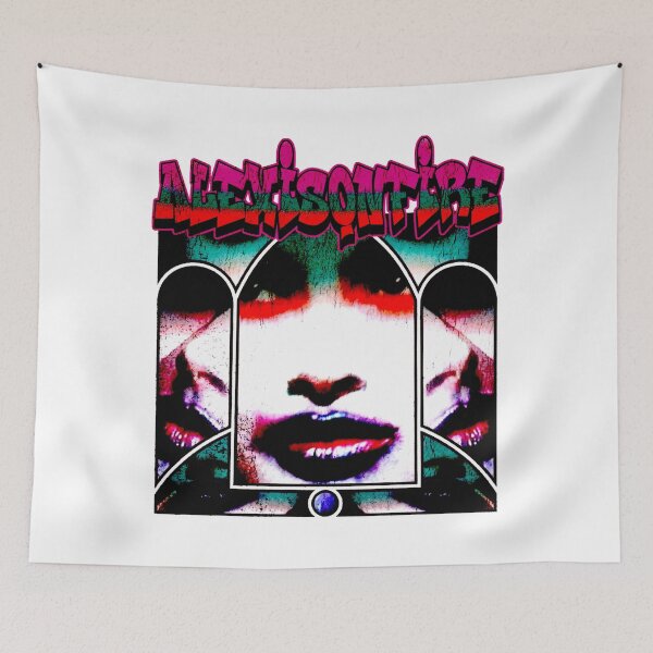 Item preview, Retro Style Crack Face Post Music  designed and sold by AltAesthetic.