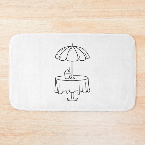 Item preview, Umbrella Table with Melting Ice Cream designed and sold by rasagamastore.