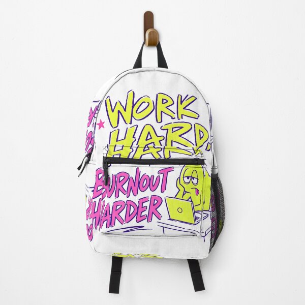 Item preview, Work Hard Burnout Harder - Funny Office Humor designed and sold by FancySoulSS.