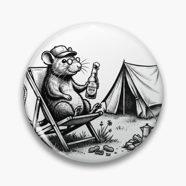 Artikelvorschau, Camping Ratte entworfen und verkauft von NordwaldDesigns.