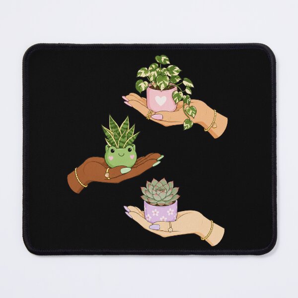 Item preview, Hands Holding Succulents and Pothos Cute Illustration designed and sold by DjFreeq.