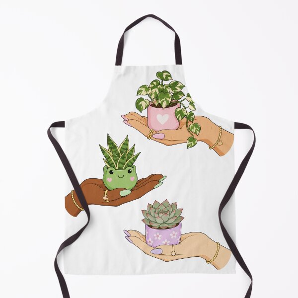Item preview, Hands Holding Succulents and Pothos Cute Illustration designed and sold by DjFreeq.