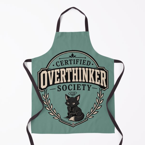 Item preview, Certified Overthinker Society designed and sold by MoodSupplyStudio.