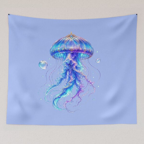 Item preview, Ocean Queen Jellyfish – Underwater Summer designed and sold by HeyFajnaLinja.