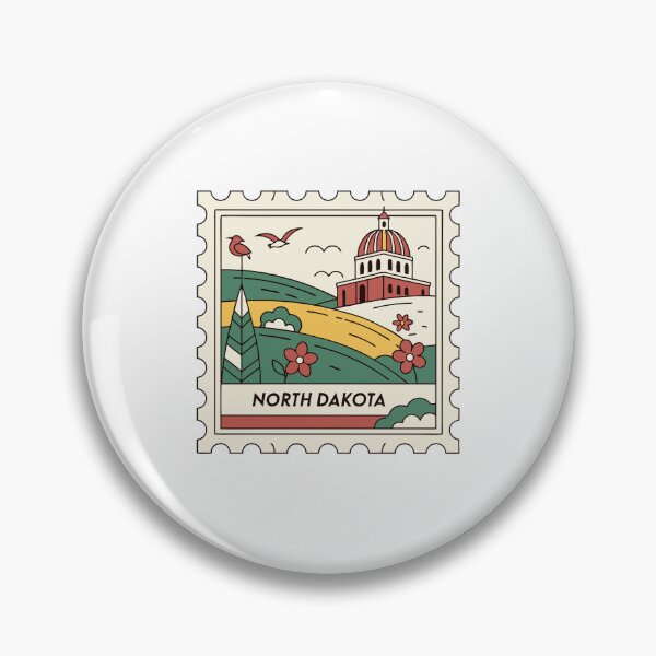 Item preview, North Dakota State Pride Travel Resident Souvenir United States designed and sold by Simsimah26Parks.
