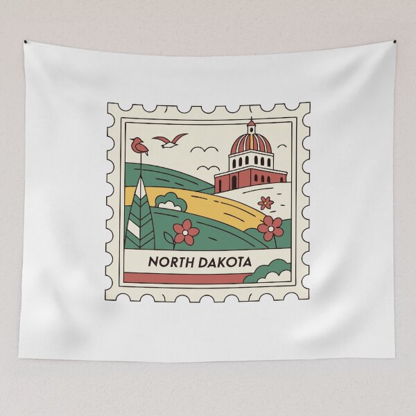 Item preview, North Dakota State Pride Travel Resident Souvenir United States designed and sold by Simsimah26Parks.