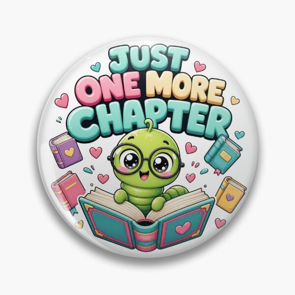 Item preview, Just One More Chapter Sweet Bookworm designed and sold by BoosterShop.