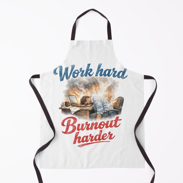 Item preview, Work Hard Burnout Harder - Sarcastic Work Motivation designed and sold by FancySoulSS.