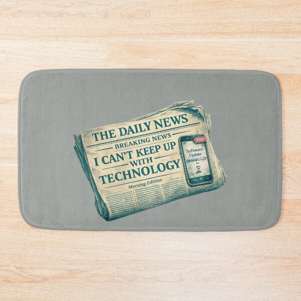 Item preview, Breaking News – I Can't Keep Up With Technology designed and sold by Aimetoi.