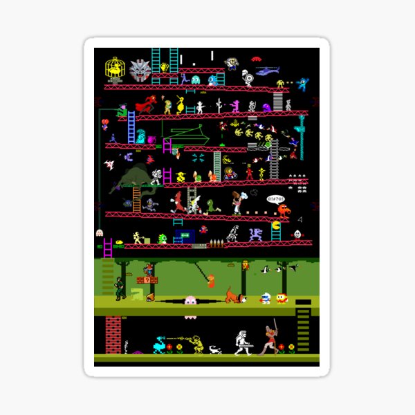 50 Video Game Classics Sticker
