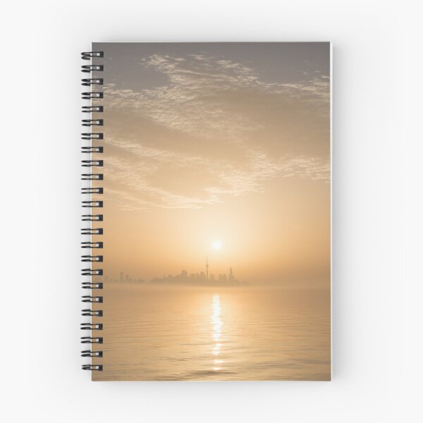 Item preview, Bright Golden Mist Sunrise over Toronto Skyline designed and sold by Georgia Mizuleva.
