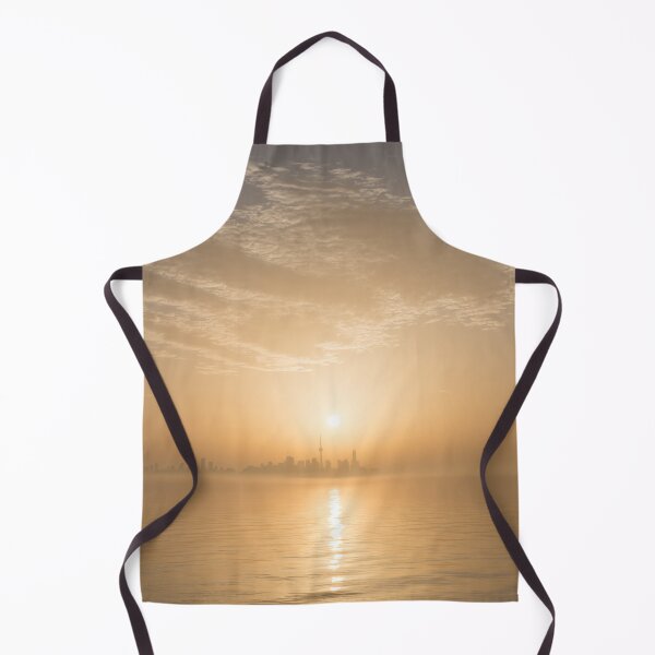 Item preview, Bright Golden Mist Sunrise over Toronto Skyline designed and sold by Georgia Mizuleva.