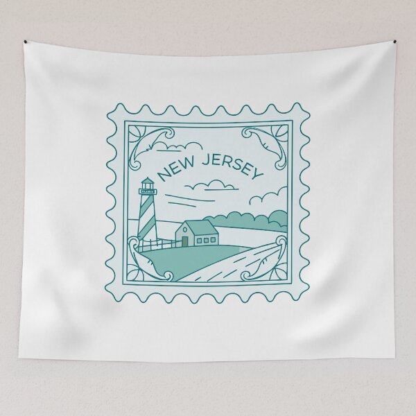 Item preview, New Jersey State Pride Home Resident Travel Lighthouse designed and sold by Simsimah26Parks.