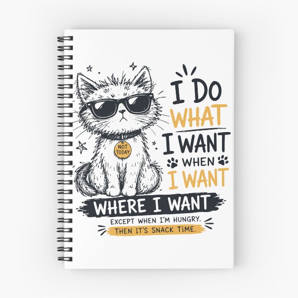 Item preview, I Do What I Want Funny Sassy Cat Sunglasses Snack Time Quote designed and sold by JIMBOEE.