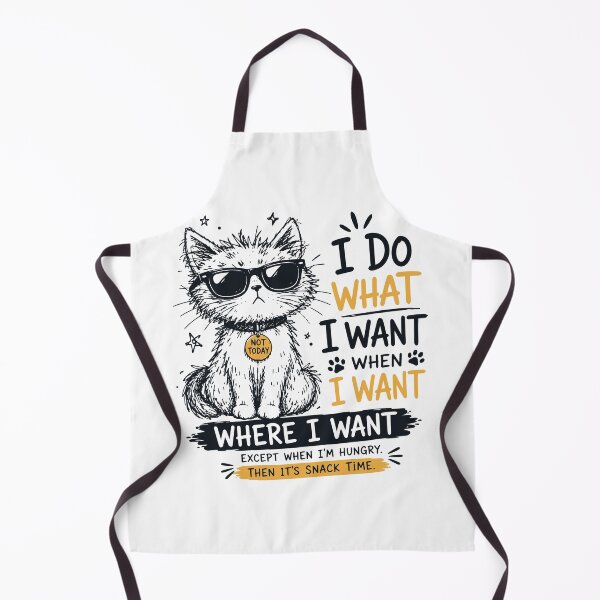 Item preview, I Do What I Want Funny Sassy Cat Sunglasses Snack Time Quote designed and sold by JIMBOEE.