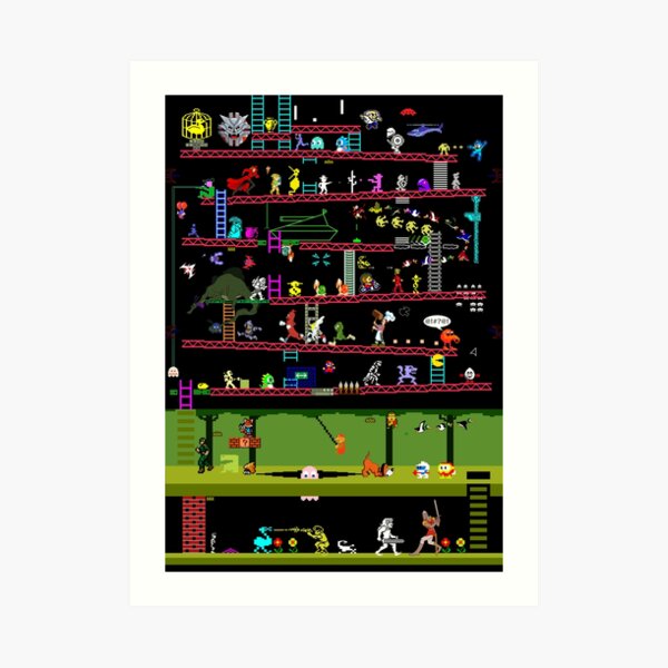 50 Video Game Classics Art Print